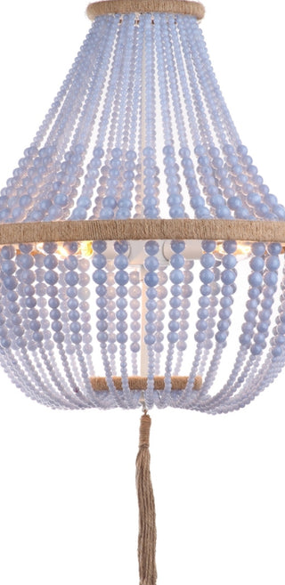 Safavieh Lush Kristi Beads LIT4477A Blue Lamp Main On