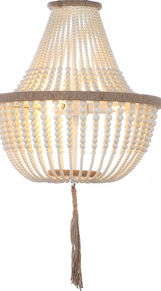 Safavieh Lush Kristi Beads LIT4477B Cream Lamp Main On