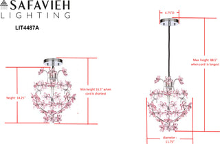 Safavieh Raz LIT4487A Chrome Lamp main image