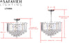 Safavieh Hampton LIT4490A Clear / Chrome Lamp main image