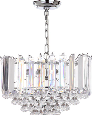 Safavieh Hampton LIT4490A Clear / Chrome Lamp Main Off
