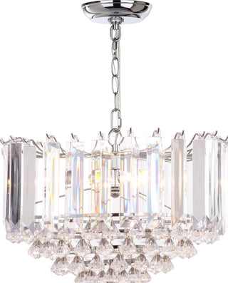 Safavieh Hampton LIT4490A Clear / Chrome Lamp Main On