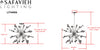 Safavieh Starburst Sputnik LIT4495A Chrome Lamp main image
