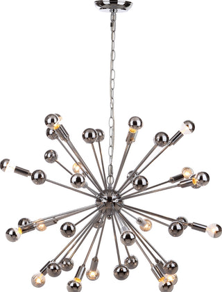Safavieh Starburst Sputnik LIT4495A Chrome Lamp Main On