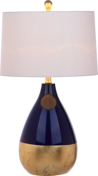 Safavieh Kingship LIT4502A Navy / Gold Lamp Main On