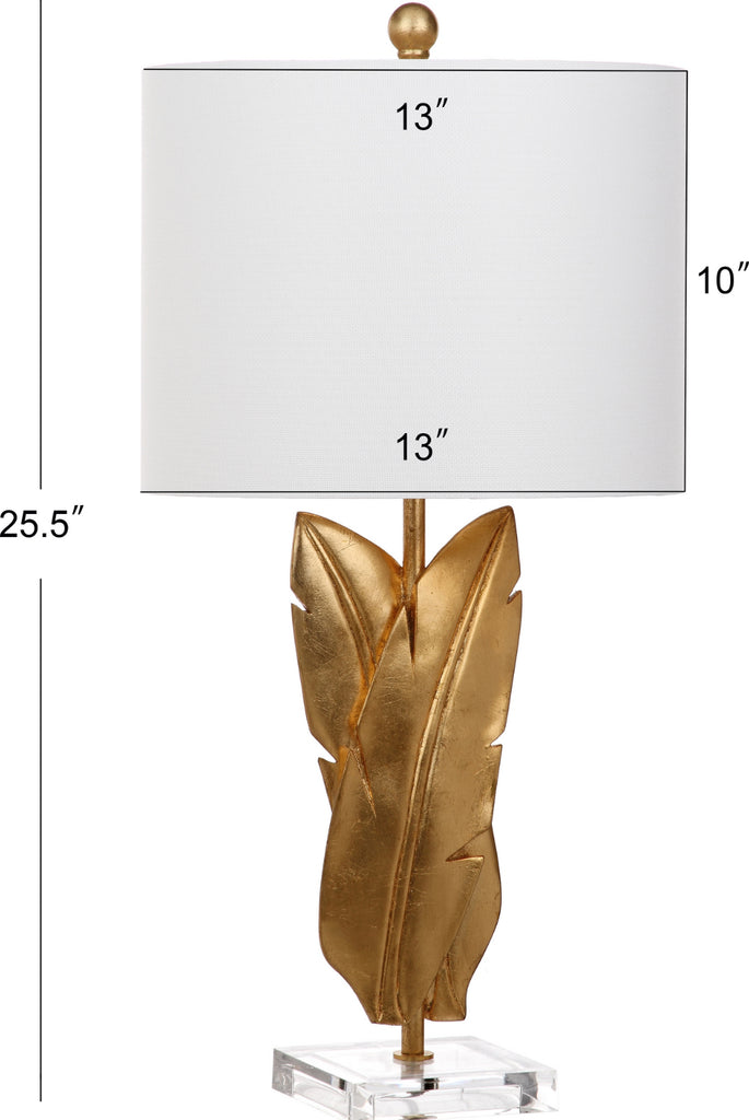 Safavieh Aerin Wings LIT4505A Gold Lamp main image