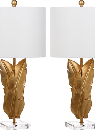 Safavieh Aerin Wings LIT4505A Gold Lamp Main On