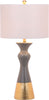 Safavieh Iris LIT4513A Grey / Gold Lamp Main On
