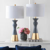 Safavieh Iris LIT4513A Grey / Gold Lamp Room Scene Off Feature