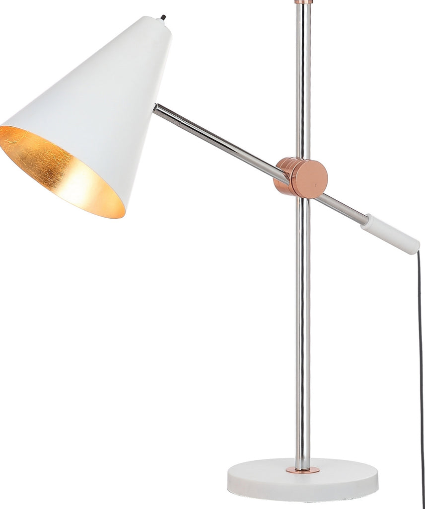 Safavieh Alexus LIT4517A Chrome / White Lamp main image
