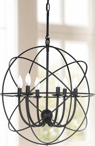 Safavieh Evie LIT4521A Black Lamp Room Scene Off Feature
