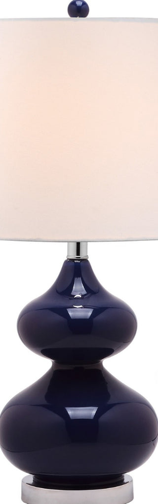 Safavieh Eva LITS4086B Navy Lamp Main On