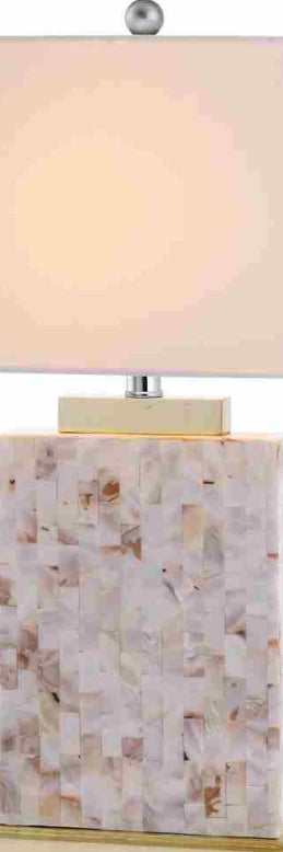 Safavieh Tory LITS4107A Shell Lamp Main On