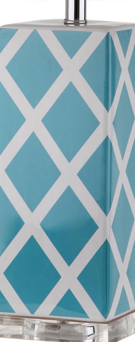 Safavieh Garden Lattice LITS4134B Light Blue Lamp main image