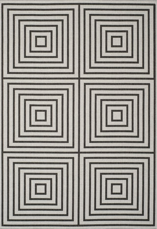 Safavieh Linden LND123 Light Grey / Charcoal Area Rug