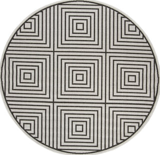 Safavieh Linden LND123 Light Grey / Charcoal Area Rug