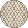 Safavieh Linden LND124B Natural/Brown Area Rug Round