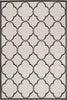 Safavieh Linden LND125 Light Grey / Charcoal Area Rug