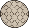 Safavieh Linden LND125B Natural/Brown Area Rug Round