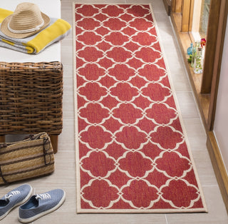 Safavieh Linden LND125Q Red/Creme Area Rug Room Scene