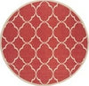 Safavieh Linden LND125Q Red/Creme Area Rug Round