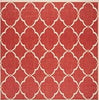 Safavieh Linden LND125Q Red/Creme Area Rug Square