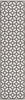 Safavieh Linden LND127 Light Grey / Charcoal Area Rug