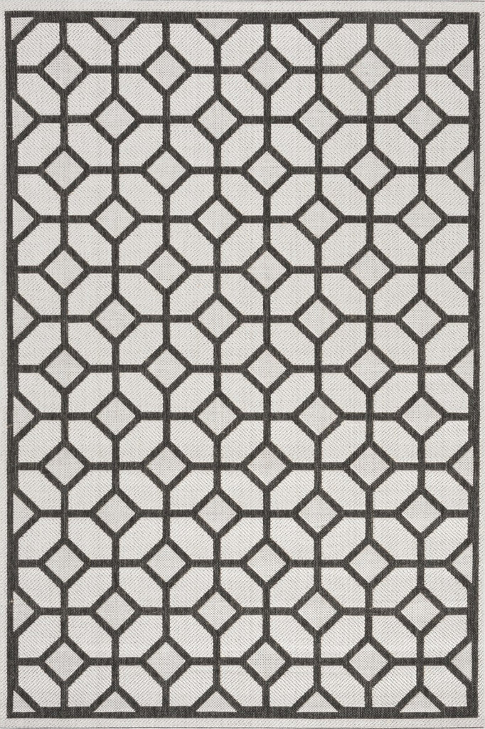 Safavieh Linden LND127 Light Grey / Charcoal Area Rug