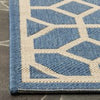 Safavieh Linden LND127M Blue/Creme Area Rug Detail