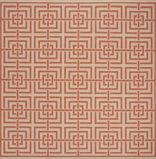 Safavieh Linden LND128R Cream/Rust Area Rug Square