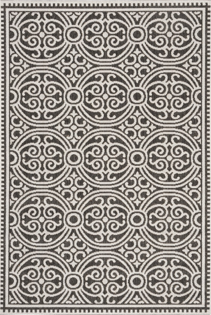 Safavieh Linden LND134 Light Grey / Charcoal Area Rug