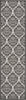 Safavieh Linden LND135A Light Grey/Charcoal Area Rug Runner