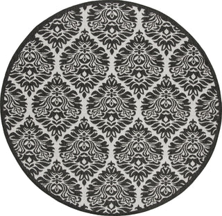 Safavieh Linden LND135A Light Grey/Charcoal Area Rug Round