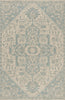 Safavieh Linden LND138K Aqua/Cream Area Rug Main