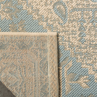 Safavieh Linden LND138K Aqua/Cream Area Rug Backing