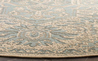 Safavieh Linden LND138K Aqua/Cream Area Rug Detail