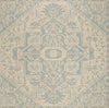 Safavieh Linden LND138K Aqua/Cream Area Rug Square