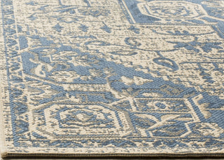 Safavieh Linden LND138M Blue/Creme Area Rug Detail