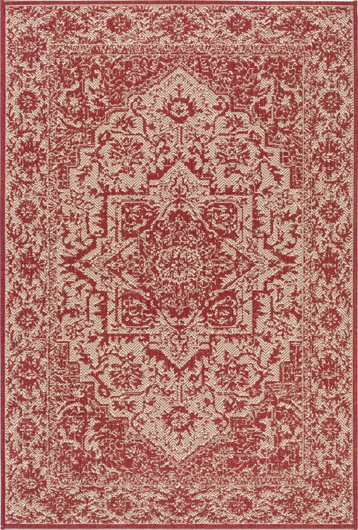 Red Rug Names Safavieh Linden LND173Q Red/Creme Area Rug – Incredible Rugs and Decor