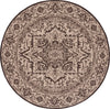 Safavieh Linden LND139U Creme/Brown Area Rug Round