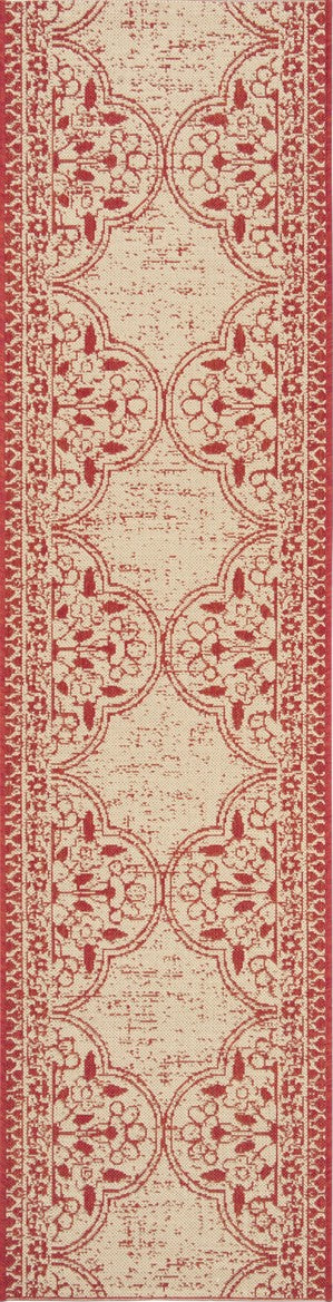 Safavieh Linden LND174Q Red/Creme Area Rug Runner