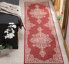 Safavieh Linden LND180Q Red/Creme Area Rug Room Scene Feature