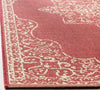 Safavieh Linden LND180Q Red/Creme Area Rug Detail
