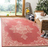 Safavieh Linden LND180Q Red/Creme Area Rug Room Scene Feature