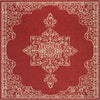 Safavieh Linden LND180Q Red/Creme Area Rug Square