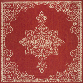 Safavieh Linden LND180Q Red/Creme Area Rug Square