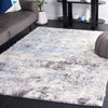 Safavieh Lindsay Shag LNS556 Grey / Blue Ivory Area Rug