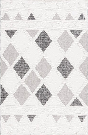 Safavieh Lotus LOT102 Ivory / Dark Grey Area Rug