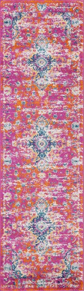 Safavieh Madison MAD154R Fuchsia / Gold Area Rug Runner