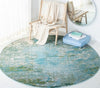 Safavieh Madison MAD440J Light Blue / Green Area Rug Room Scene